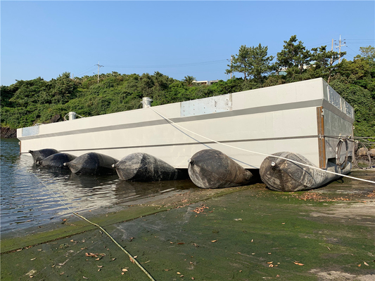 কাস্টমাইজড জাহাজ লঞ্চিং এয়ারব্যাগ 1.0m-35m দৈর্ঘ্য রোলিং উত্তোলন জন্য পানির নিচে জাহাজ উদ্ধার কাজ