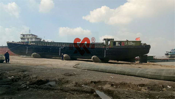 রোলিং বা লিফটিং ইনস্টলেশনের সর্বোচ্চ দক্ষতার জন্য ব্যাসার্ধ 30-5000mm জাহাজ লঞ্চিং এয়ারব্যাগ