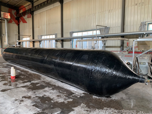 18-24 মি লম্বা ভাল বায়ু tightness কাস্টমাইজড দৈর্ঘ্য OEM জাহাজ লঞ্চিং রাবার এয়ারব্যাগ
