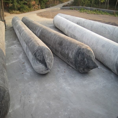 চাপ 0.05-0.25 এমপিএ সামুদ্রিক রাবার এয়ারব্যাগ বেধ 6 মিমি -20 মিমি স্তর 4-9 ভারী দায়িত্ব নির্মাণ নকশা