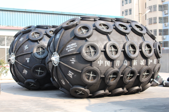 উচ্চ চাপের বায়ুসংক্রান্ত সামুদ্রিক Fenders প্রাকৃতিক কাঁচা কালো