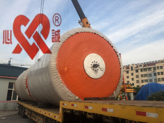 24 মাসের সময়কালের ফোম-পূর্ণ ফেন্ডার D3.0m X L5.0m, 60 শতাংশ ডিফ্লেকশন, টেকসই মেরিন ডক সুরক্ষা সমাধান